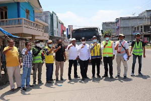 Mempercantik Kota Bireuen, Jalan Dua Jalur Bireuen-Takengon Mulai Dikerjakan