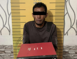 Miliki Tiga Paket Sabu, Polres Langsa Amankan Warga Gampong Lhok Banie