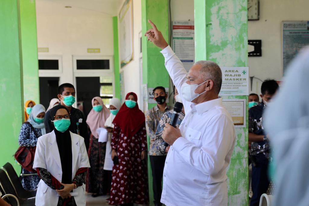Empat Hari, Sekda Aceh Pantau Vaksinasi Nakes di 17 Kabupaten/Kota