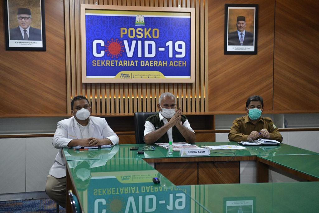Sekda Aceh Apresiasi Antusiasme Nakes Sukseskan Vaksinasi Covid-19