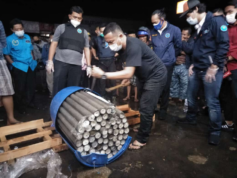 BNN Bogor Berhasil Gagalkan Penyelundupan Ganja Hasil Olahan Lemang dari Aceh