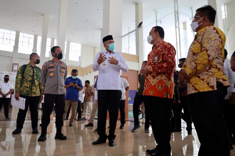 Gubernur Sampaikan Capaian LHKPN Pejabat Pemerintah Aceh kepada Pimpinan KPK