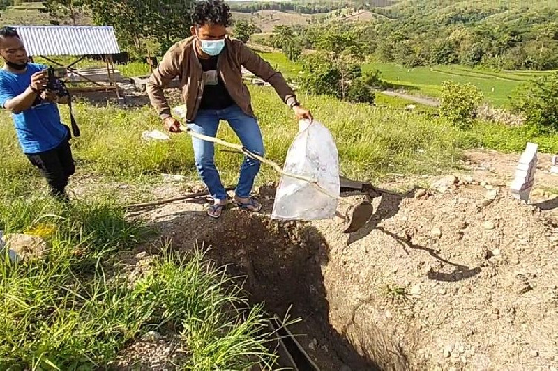 Makam Pasien Covid-19 di Parepare Dibongkar, Jenazah Hilang
