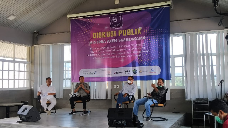 AJI Banda Aceh Gelar Diskusi Publik Minerba Aceh Simalakama