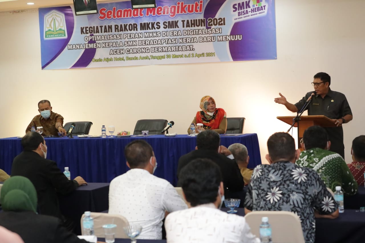 Kadisdik Aceh : Lulusan SMK Harus Fokus Menjadi Tenaga Kerja Terampil