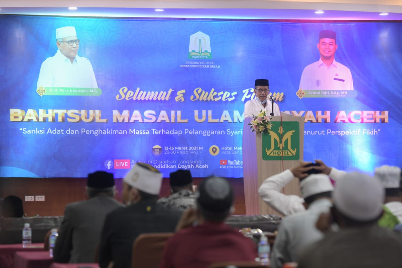 Pemerintah Aceh Dukung Penguatan Syariat Islam yang Dilakukan Ulama Dayah