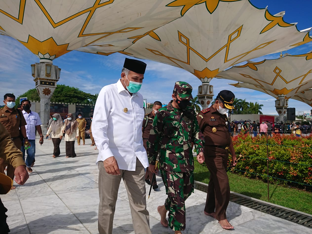 Digelar Secara Massal, Gubernur Aceh: Ikuti Tahapan Vaksinasi