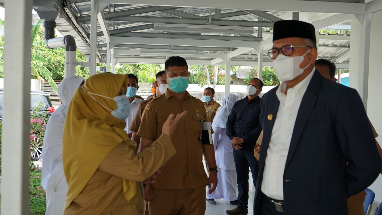 Gubernur Aceh Tinjau Kesiapan Pengoperasian Gedung Khusus Covid-19 RSUDZA
