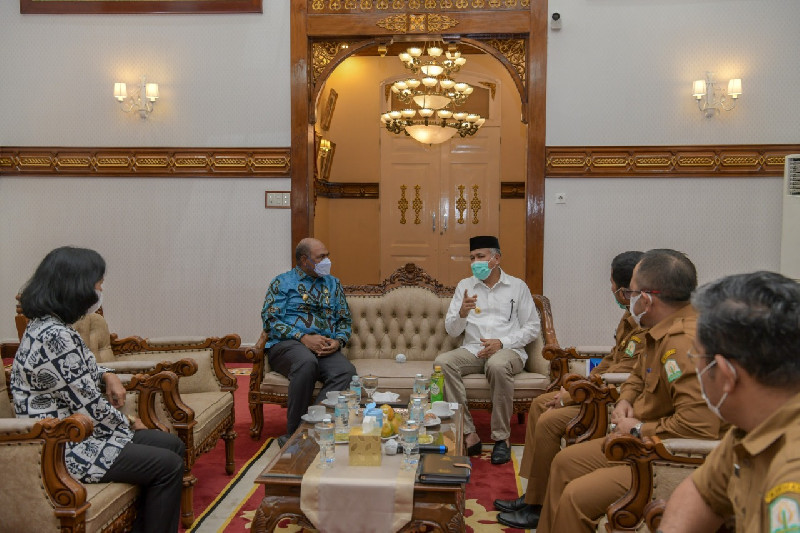Terima Kunjungan Wagub Papua Barat, Gubernur Aceh Bahas Hutan dan Toleransi Beragama
