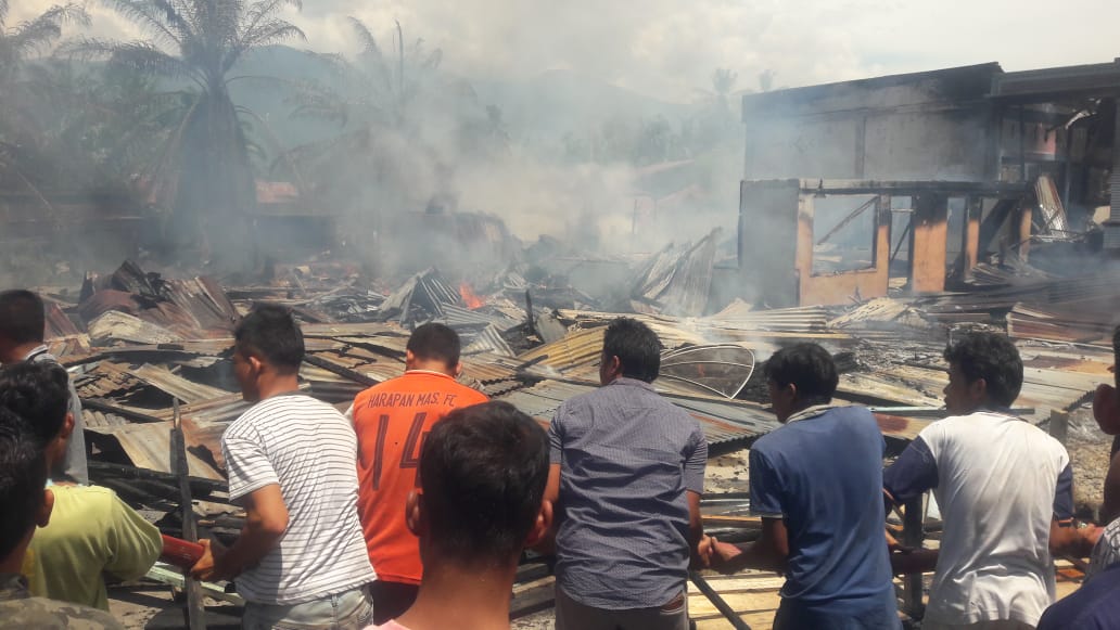 Enam Rumah Terbakar di Aceh Tenggara