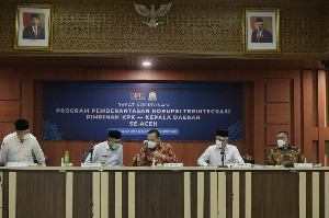 Pemerintah Aceh Targetkan MCP 2021 Pada Level 80,15 Persen