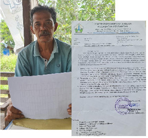 Camat Peusangan Tunda Pemilihan Keuchik Gampong Kapa, P2K Pertanyakan Dasar Hukum Ditunda