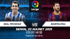 Malam Ini Pertarungan Sengit Real Sociedad vs Barcelona, Saksikan!