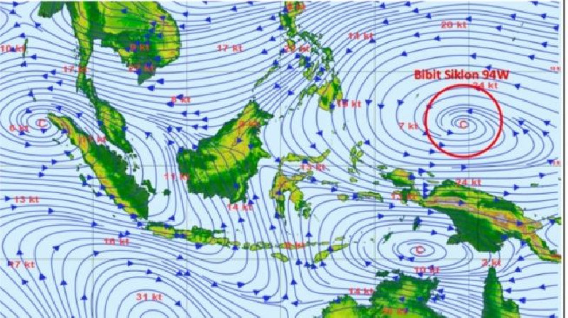 30 Pemerintah Daerah Diminta Waspada Potensi Bibit Siklon Tropis, Termasuk Aceh