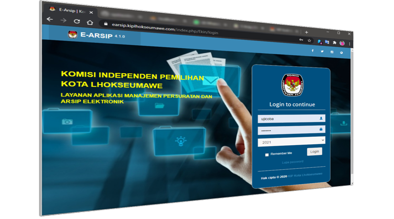 Sambut Digitalisasi Birokrasi, KIP Kota Lhokseumawe Luncurkan Aplikasi E-Arsip