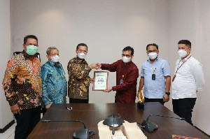 PT. POS Indonesia Jalin Kerjasama Bank Aceh Syariah Salurkan BPNT Tahun 2021