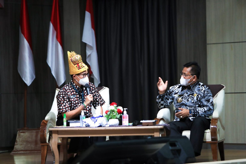 Menparekraf Sandiaga Uno Dukung Pengembangan Wisata Halal Banda Aceh