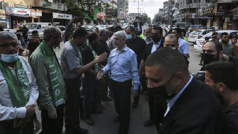 Ratusan Anggota Hamas Pawai Militer di Gaza