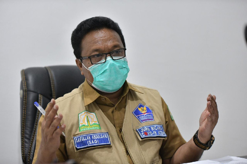Kasus Baru Covid-19 tambah 230 Orang, Enam daerah Zona Kuning di Aceh