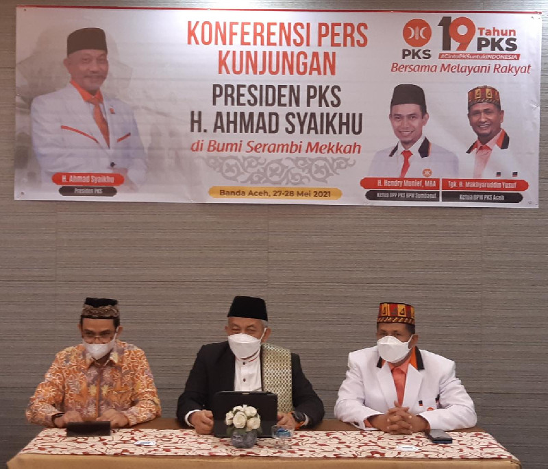 5 Kursi Akan di Targetkan PKS Dari Aceh Untuk Senayan 2024