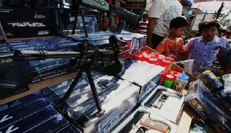 Omzet Perjualan Senjata Mainan Kota Langsa Menurun