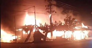 10 Unit Ruko di Aceh Tamiang Ludes Terbakar, Ini Dugaan Penyebabnya