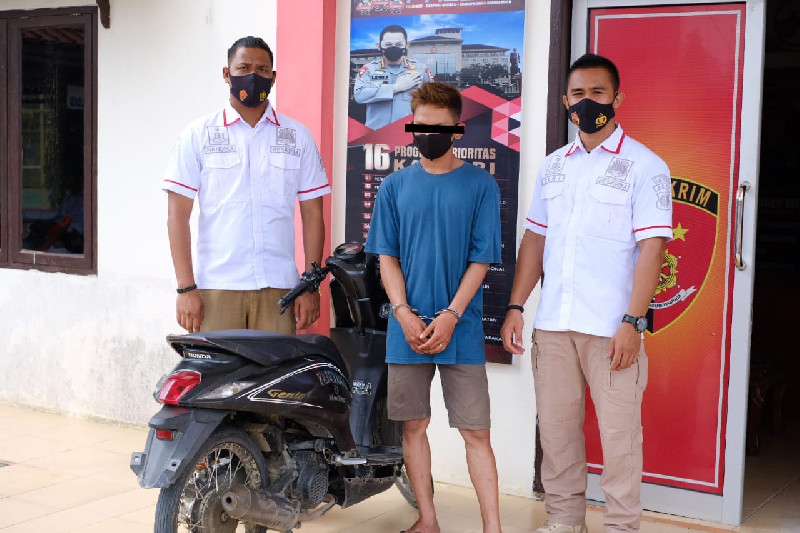 Curi Kambing Pakai Motor Matic, Seorang Lekaki di Aceh Utara Diciduk Polisi