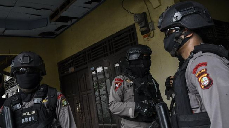 Densus 88 Tangkap Teroris JAD di Bogor