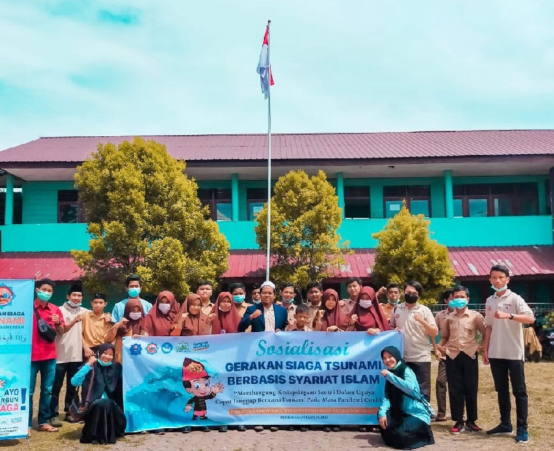 Edukasi Siaga Bencana, Tim PKM-PM UTU Sosialisasikan Gesit di MTSS Nurul Huda