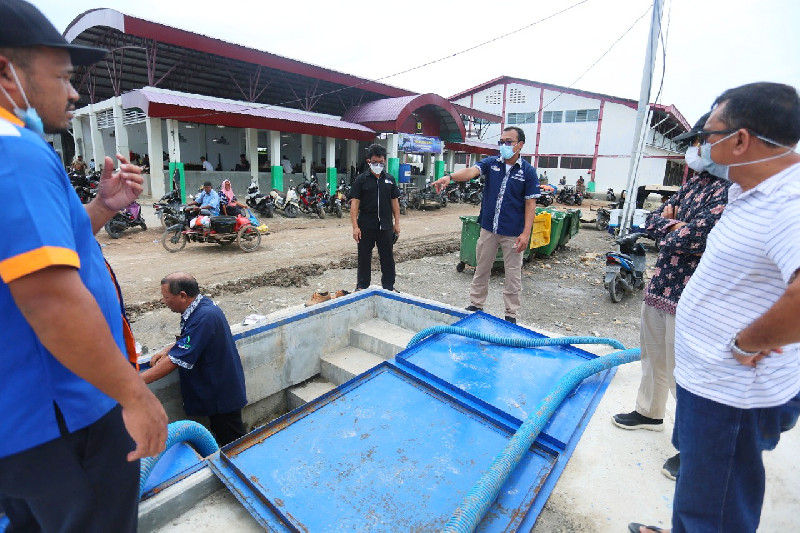 Dukung Pasar Al-Mahirah, PDAM Tirta Daroy Pastikan Ketersediaan Air