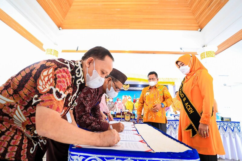 Sukseskan PAUD HI, Bunda PAUD Kota Banda Aceh MoU dengan OPD