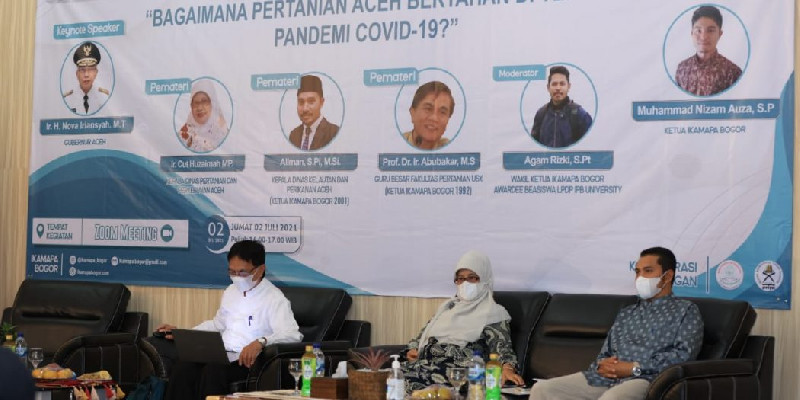 IKAMAPA Gelar Diskusi Publik Pertanian Aceh, Gubernur Nova: Pertanian Penyumbang Utama PDRB