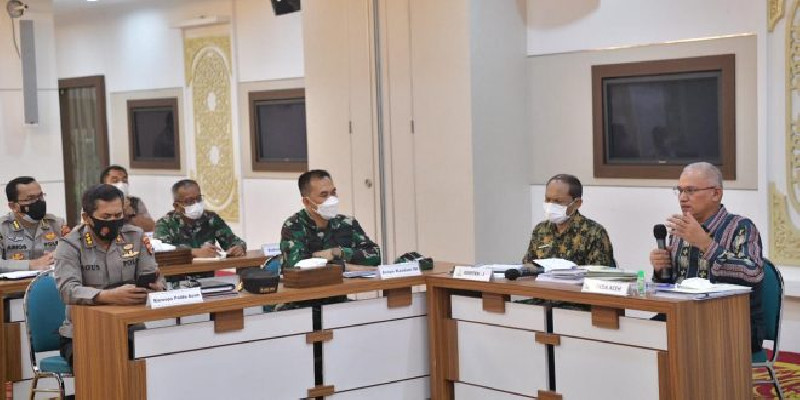 Satgas Covid-19 Aceh, Bahas Pelaksanaan Ingub PPKM Mikro Level 4 di Banda Aceh