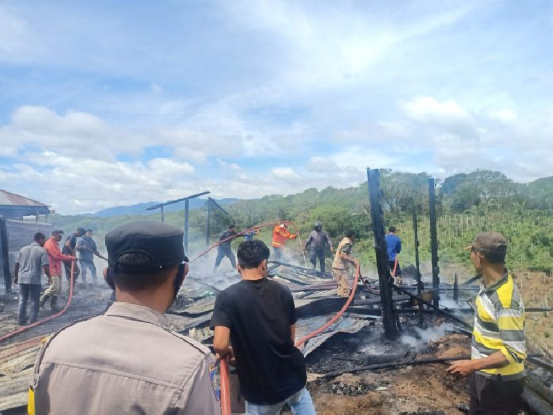 Ponpes Darussa’dah dilalap Api, 3 Unit Bangunan Terbakar Habis