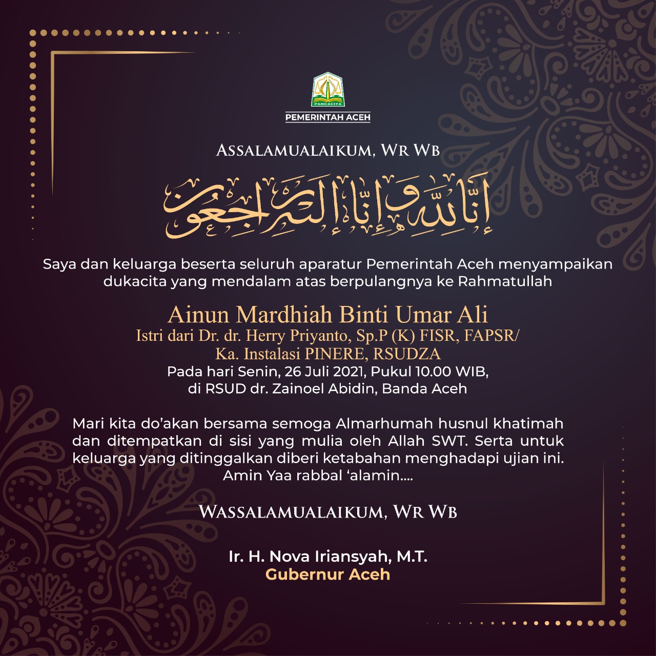 pemerintah aceh