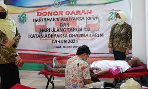 Kejari Medan dan PMI Laksanakan Donor Darah Sambut Hari Bhakti Adhyaksa ke-61