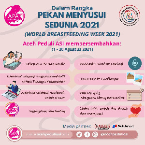 Peringati Hari Menyusui Sedunia, Aceh Peduli ASI Gelar Kegiatan Sebulan Penuh