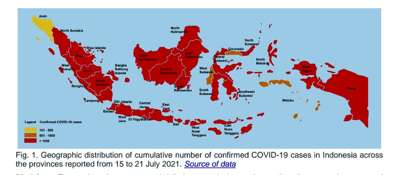WHO Tandai Kuning Peta Indonesia, Nilai Kasus Covid-19 Aceh Paling Rendah
