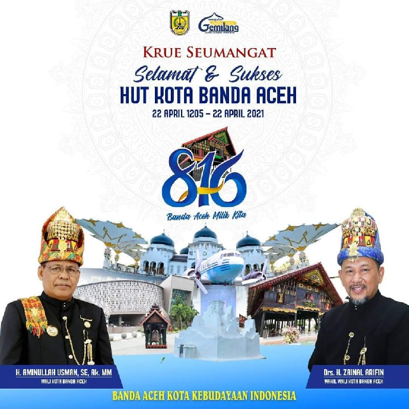 HUT Banda Aceh ke-816, Aminullah: Banda Aceh Milik Kita