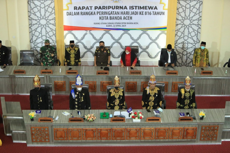DPRK Gelar Sidang Paripurna HUT Banda Aceh ke-816