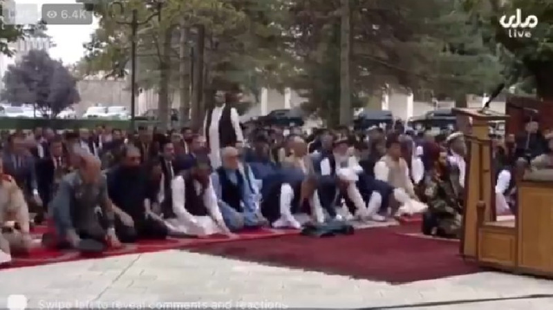 Hujan Roket di Afghanistan saat Presiden Salat Idul Adha
