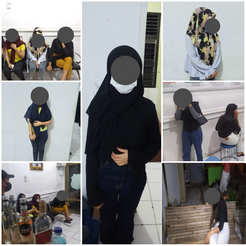 Grebek Pesta Miras, 7 Wanita Berhasil Diamankan Satreskrim Banda Aceh