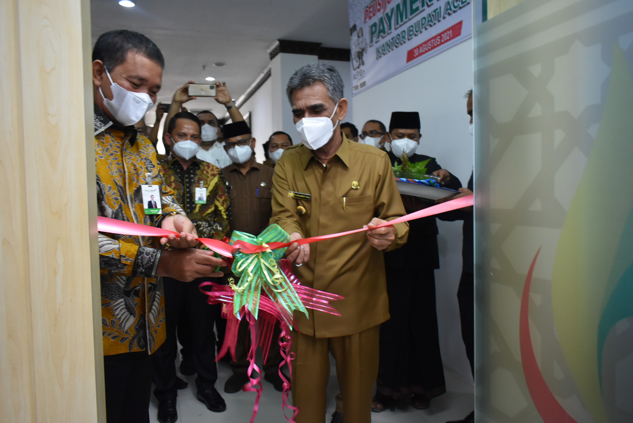 Payment Point Bank Aceh Kantor Bupati Aceh Utara Beroperasi Hari Ini