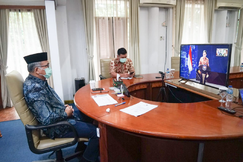 Gubernur dan Sekda Aceh Hadir Dalam Launching MCP 2021