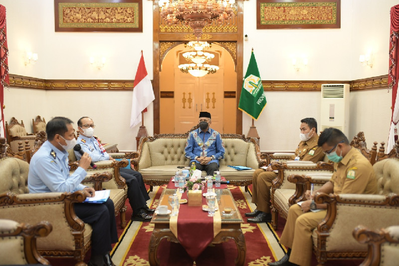 Gubernur Aceh Terima Audiensi Kakanwil Kemenkumham Aceh Bahas Rekrutmen CPNS