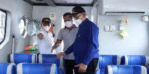 Tinjau Kapal Ambulance Laut, Sekda Aceh: Modifikasi Sesuai Kebutuhan Medis