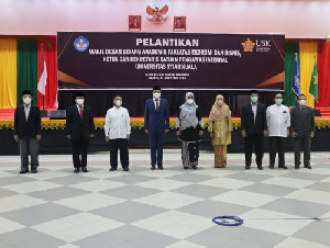 Rektor USK Melantik Wakil Dekan I FEB USK, Ketua dan Sekretaris SPI