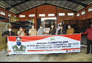 Kabupaten Bener Meriah Terima Bantuan Logistik Darurat Bencana dari Pemerintah Aceh
