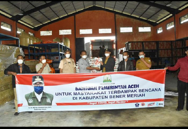 Kabupaten Bener Meriah Terima Bantuan Logistik Darurat Bencana dari Pemerintah Aceh