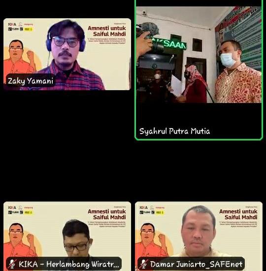 Kritik Lembaga Berujung Pidana, Syahrul Nilai Dr Saiful Tidak Bersalah